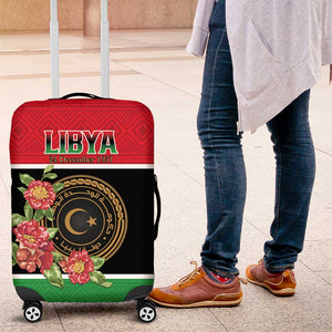 Happy Libya Luggage Cover Independence Day - African Pride