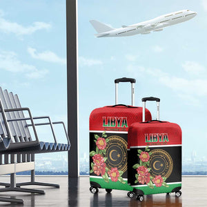 Happy Libya Luggage Cover Independence Day - African Pride