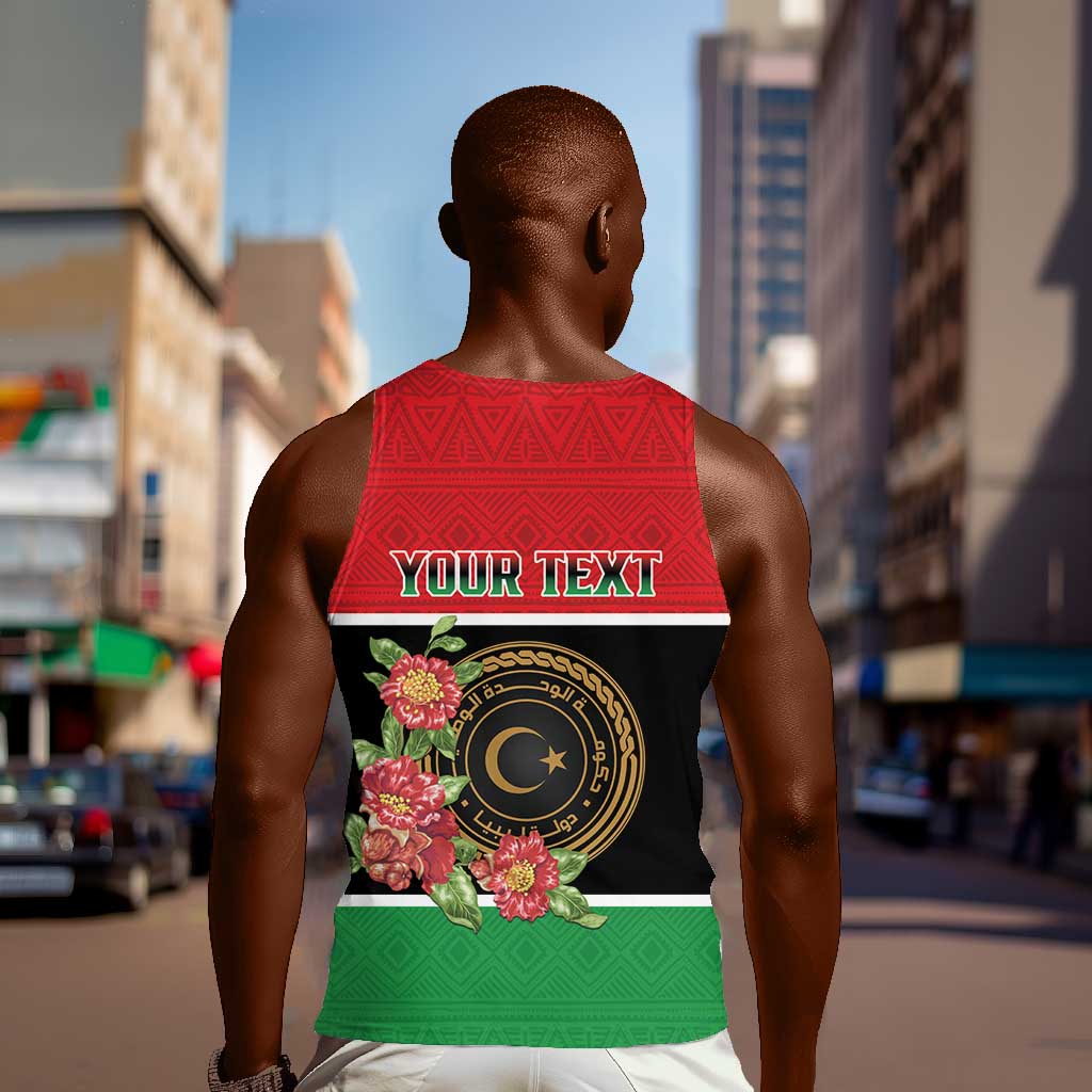 Personalized Happy Libya Men Tank Top Independence Day - African Pride