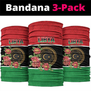 Happy Libya Neck Gaiter Independence Day - African Pride
