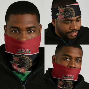Happy Libya Neck Gaiter Independence Day - African Pride
