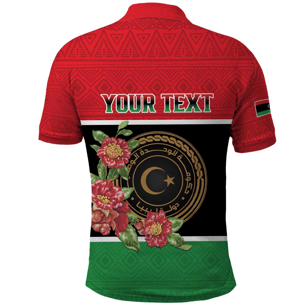 Personalized Happy Libya Polo Shirt Independence Day - African Pride
