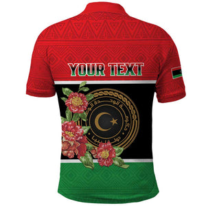 Personalized Happy Libya Polo Shirt Independence Day - African Pride