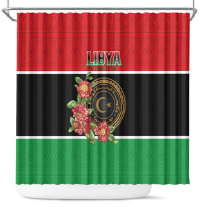 Happy Libya Shower Curtain Independence Day - African Pride