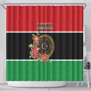 Happy Libya Shower Curtain Independence Day - African Pride