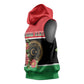 Personalized Happy Libya Sleeveless Hoodie Independence Day - African Pride