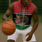 Personalized Happy Libya Sleeveless Zip Hoodie Independence Day - African Pride