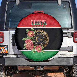 Happy Libya Spare Tire Cover Independence Day - African Pride