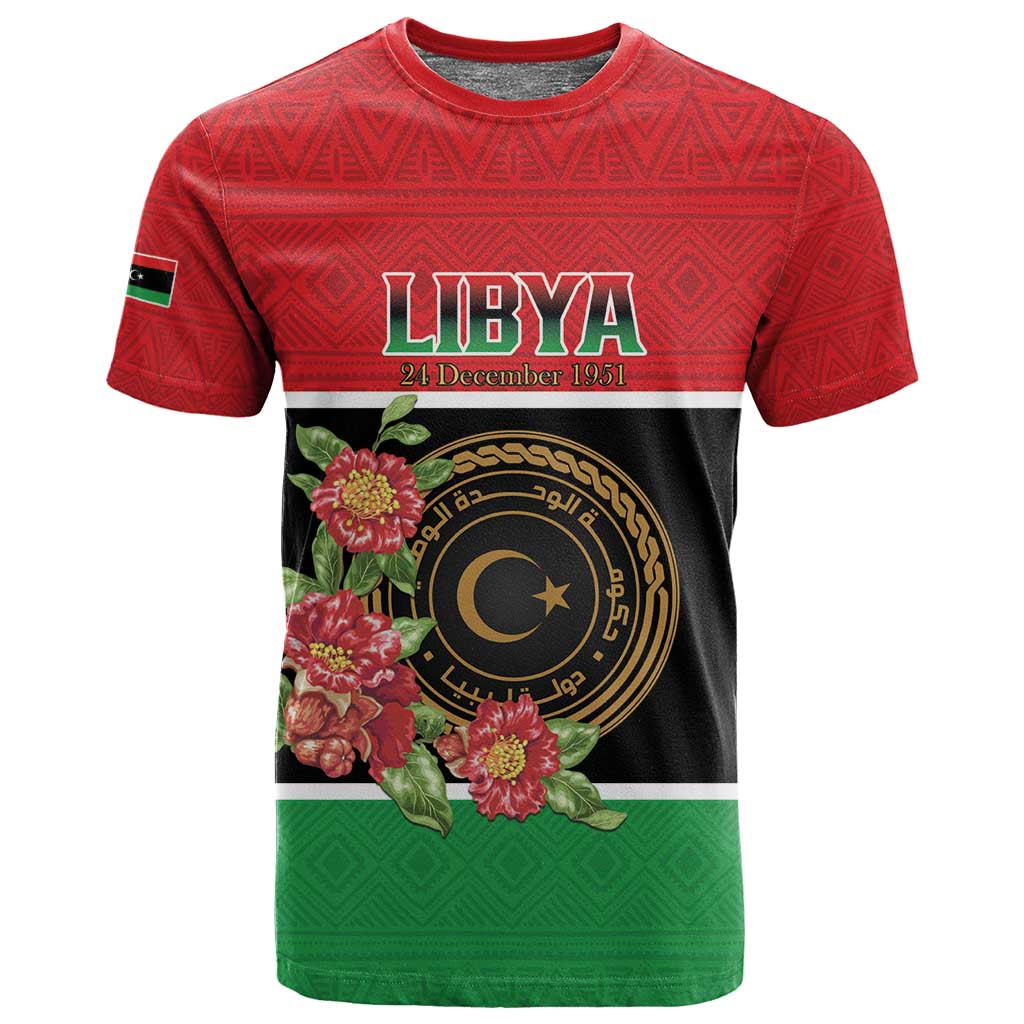 Personalized Happy Libya T shirt Independence Day - African Pride