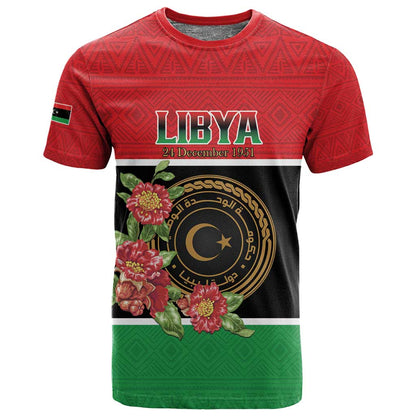Personalized Happy Libya T shirt Independence Day - African Pride