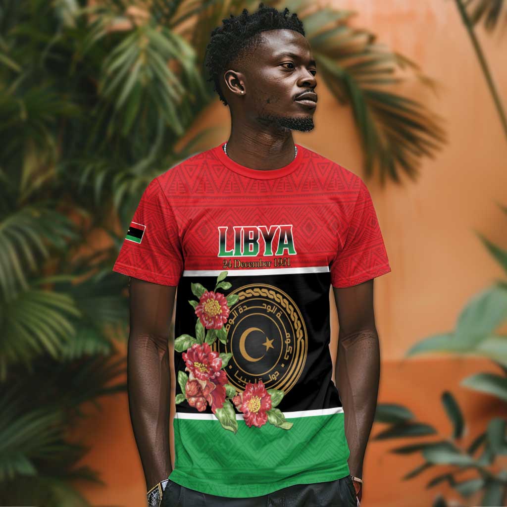Personalized Happy Libya T shirt Independence Day - African Pride