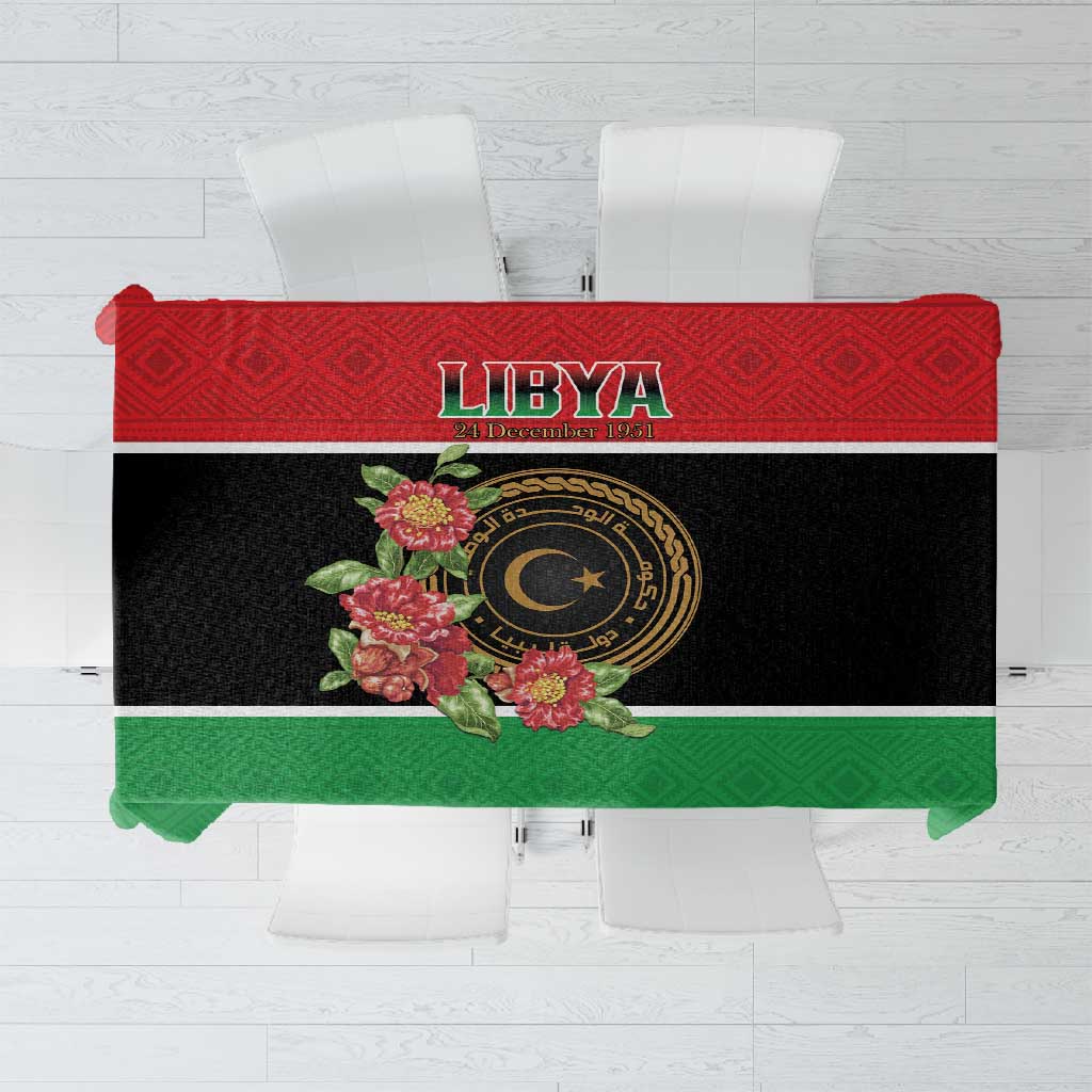 Happy Libya Tablecloth Independence Day - African Pride