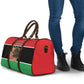 Libya Independence Day Travel Bag Pomegranate Blossom With Libyan Seal