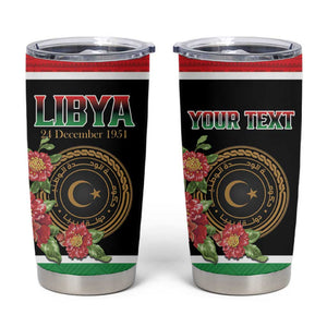Personalized Happy Libya Tumbler Cup Independence Day - African Pride