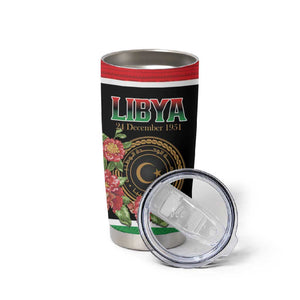 Personalized Happy Libya Tumbler Cup Independence Day - African Pride