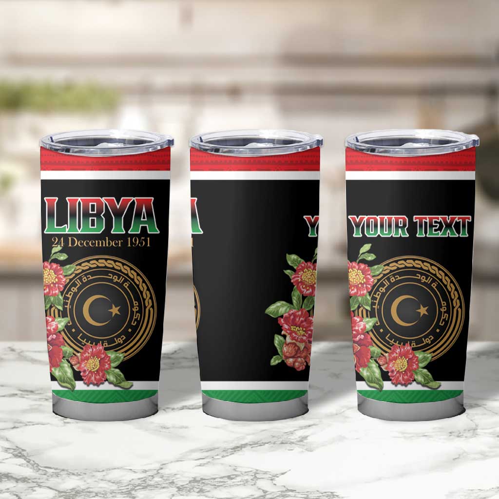 Personalized Happy Libya Tumbler Cup Independence Day - African Pride