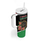 Personalized Happy Libya Tumbler With Handle Independence Day - African Pride