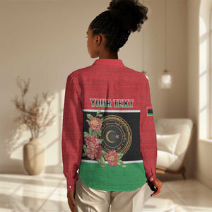 Personalized Happy Libya Women Casual Shirt Independence Day - African Pride