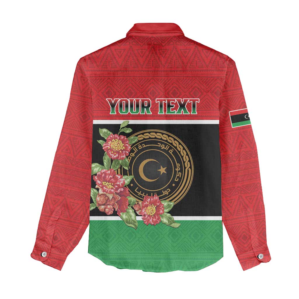 Personalized Happy Libya Women Casual Shirt Independence Day - African Pride