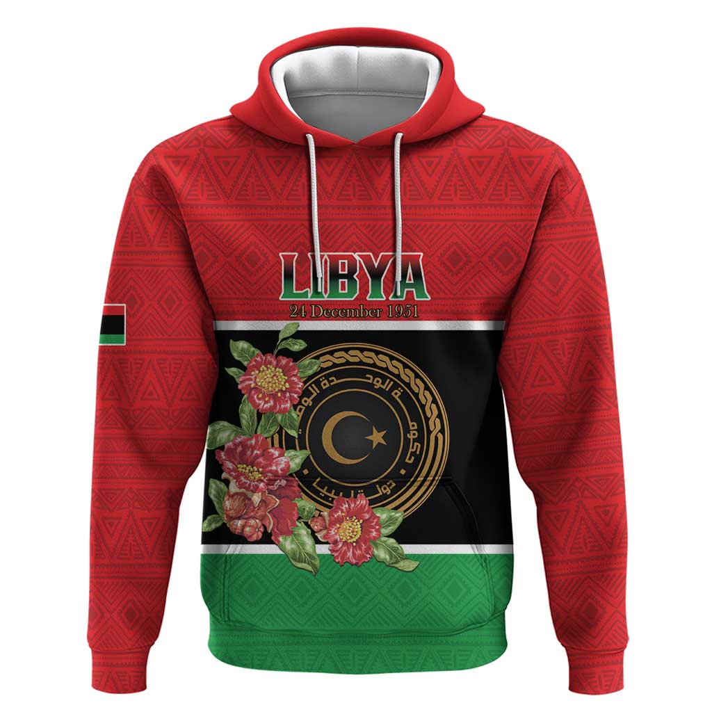 Personalized Happy Libya Zip Hoodie Independence Day - African Pride