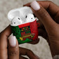 Happy Kwanzaa AirPods Case Kinara With Kente Pattern