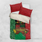 Happy Kwanzaa Holidays Bedding Set Kente Pattern - African Pride