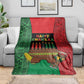 Happy Kwanzaa Holidays Blanket Kente Pattern - African Pride