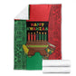 Happy Kwanzaa Holidays Blanket Kente Pattern - African Pride