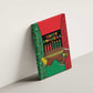 Happy Kwanzaa Holidays Canvas Wall Art Kente Pattern - African Pride