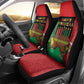 Happy Kwanzaa Holidays Car Seat Cover Kente Pattern - African Pride