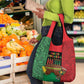 Happy Kwanzaa Holidays Grocery Bag Kente Pattern - African Pride