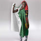 Happy Kwanzaa Holidays Hooded Blanket Kente Pattern - African Pride