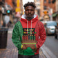 Personalized Happy Kwanzaa Holidays Hoodie Kente Pattern - African Pride