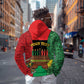 Personalized Happy Kwanzaa Holidays Hoodie Kente Pattern - African Pride