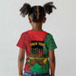 Personalized Happy Kwanzaa Holidays Kid T shirt Kente Pattern - African Pride