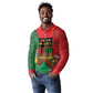 Personalized Happy Kwanzaa Holidays Long Sleeve Polo Shirt Kente Pattern - African Pride