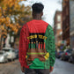 Personalized Happy Kwanzaa Holidays Long Sleeve Shirt Kente Pattern - African Pride