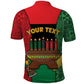 Personalized Happy Kwanzaa Holidays Polo Shirt Kente Pattern - African Pride