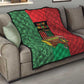 Happy Kwanzaa Holidays Quilt Kente Pattern - African Pride