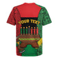 Personalized Happy Kwanzaa Holidays Rugby Jersey Kente Pattern - African Pride