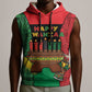 Personalized Happy Kwanzaa Holidays Sleeveless Hoodie Kente Pattern - African Pride