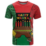 Personalized Happy Kwanzaa Holidays T shirt Kente Pattern - African Pride