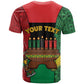 Personalized Happy Kwanzaa Holidays T shirt Kente Pattern - African Pride