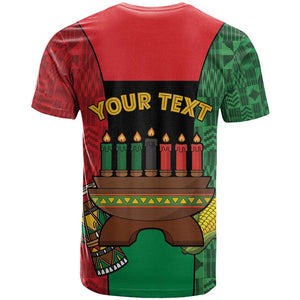 Personalized Happy Kwanzaa Holidays T shirt Kente Pattern - African Pride