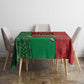 Happy Kwanzaa Holidays Tablecloth Kente Pattern - African Pride