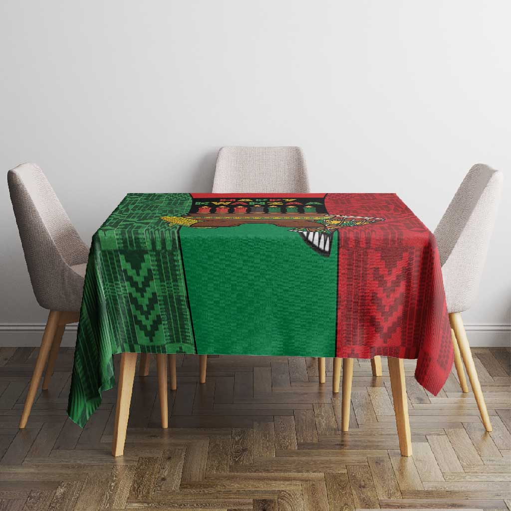 Happy Kwanzaa Holidays Tablecloth Kente Pattern - African Pride