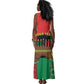 Personalized Happy Kwanzaa Holidays Tank Maxi Dress Kente Pattern - African Pride