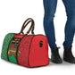 Happy Kwanzaa Travel Bag Kinara With Kente Pattern