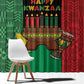 Happy Kwanzaa Holidays Window Curtain Kente Pattern - African Pride