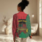 Personalized Happy Kwanzaa Holidays Women Casual Shirt Kente Pattern - African Pride